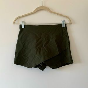 Deep Green Skort